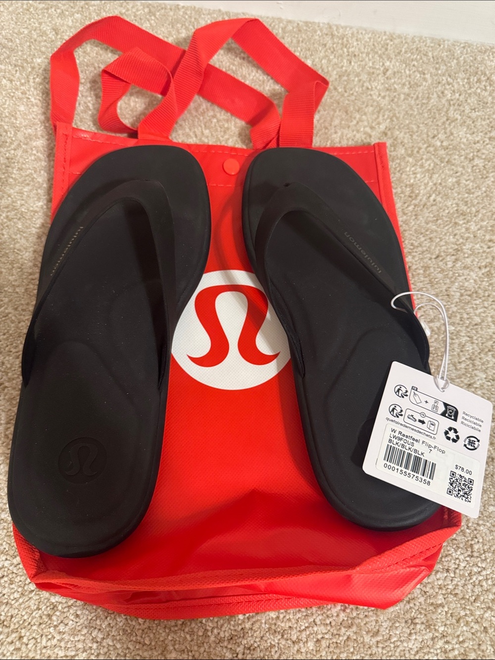 Lululemon Flip Flops